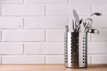 Old Cutlery on pale backgroundの写真素材