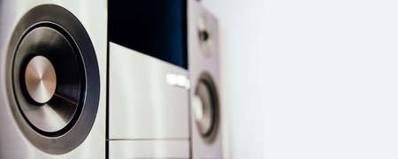 Modern SD player on a white background. Space for text or designの写真素材