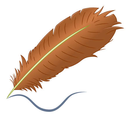 feather penのイラスト素材