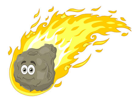 Cartoon cometのイラスト素材