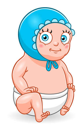 cartoon babyのイラスト素材