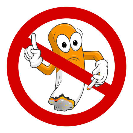 No smoking signのイラスト素材