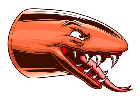 Colored bullet with faceのイラスト素材