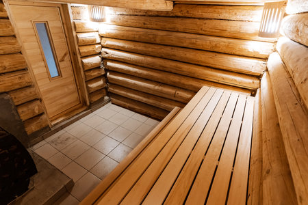 comprehensive review of spa and sauna ambience, an indepth examination of spa and sauna atmosphere characteristics, complete analysis of environment and atmosphere in spa and saunaの写真素材