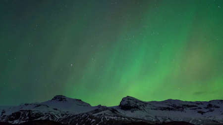 Northern lights in Canadaの写真素材