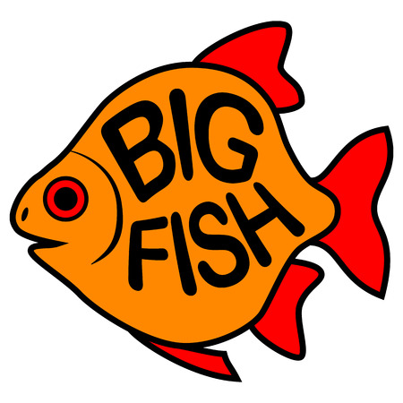 Big Fish background.のイラスト素材
