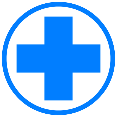 Medical cross. Health and medicine. Vector illustrationのイラスト素材