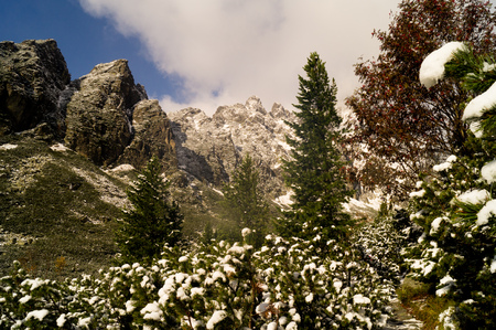 Valley. Tatransky narodny park. Vysoke Tatry. Slovakia.の写真素材