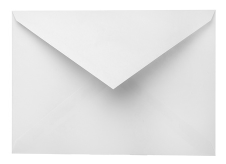 Envelope on white background の写真素材