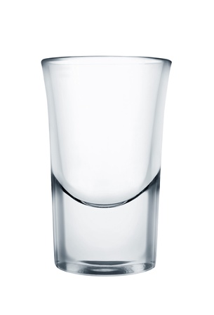 Empty glass isolatedの写真素材