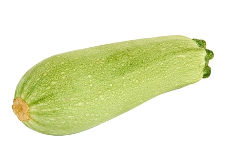 Vegetable marrow isolated on white backgroundの写真素材