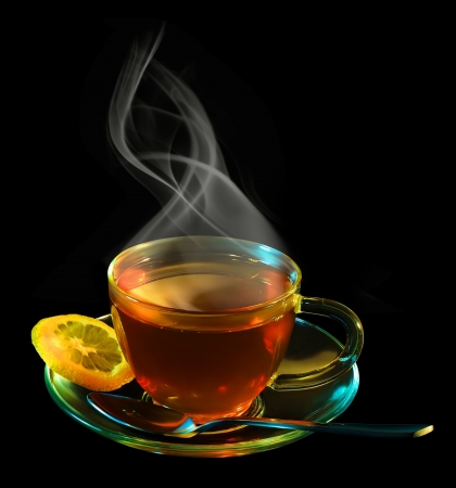Cup of teaの写真素材