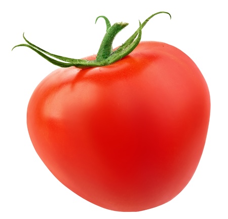 Tomato isolated on white background.の写真素材