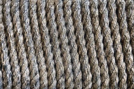 grunge twisted rope textureの写真素材