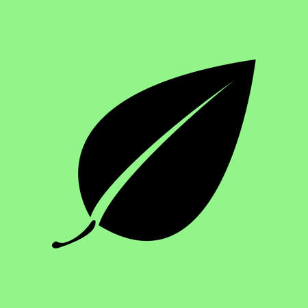 Leaf Icon Vectorのイラスト素材