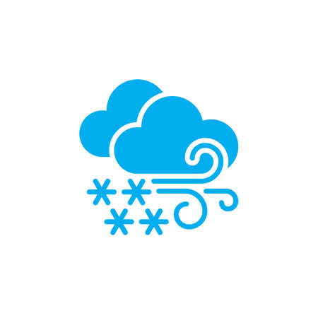 Blizzard weather iconのイラスト素材