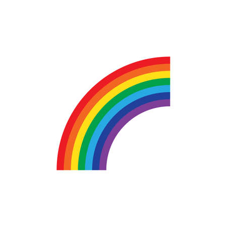 rainbow iconのイラスト素材