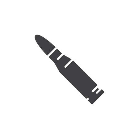 Bullet icon vector, filled flat sign, solid pictogram isolated on white. Symbol, logo illustrationのイラスト素材