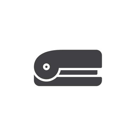 Stapler icon vector, filled flat sign, solid pictogram isolated on white. Symbol, logo illustration. Pixel perfectのイラスト素材
