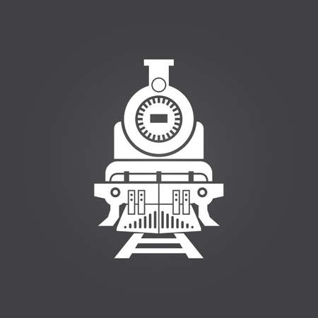 steam train iconのイラスト素材