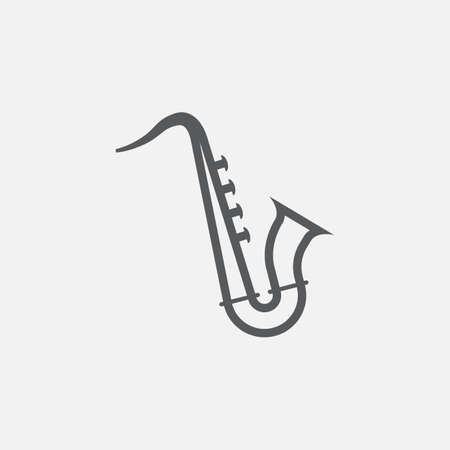Saxophone iconのイラスト素材