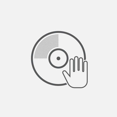 Dj iconのイラスト素材