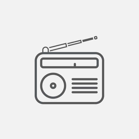 Radio iconのイラスト素材