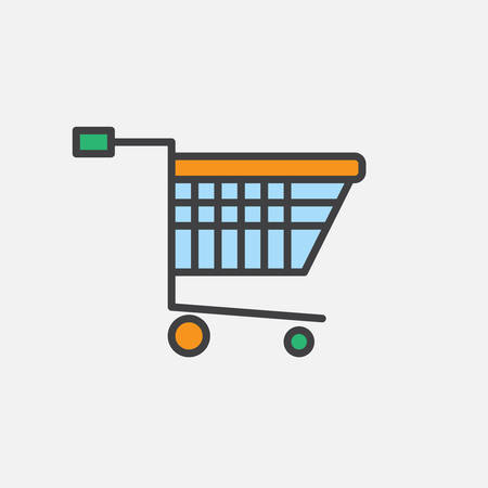 Shopping cart iconのイラスト素材