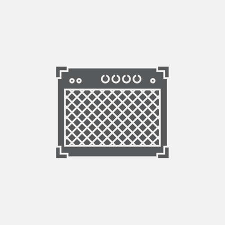 Guitar amplifier iconのイラスト素材
