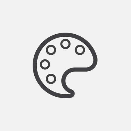 Palette iconのイラスト素材