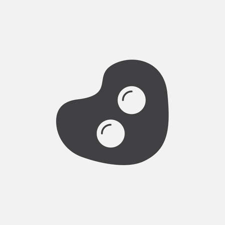 omelette iconのイラスト素材