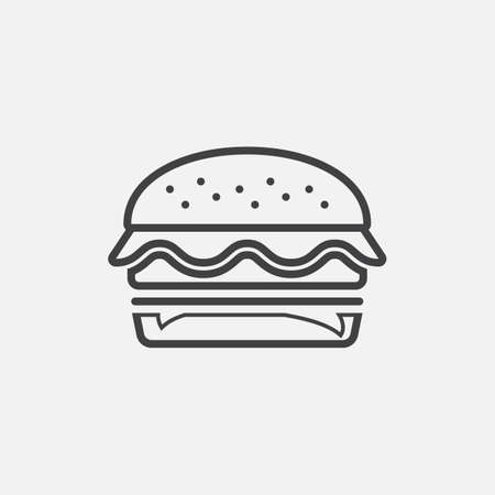 Hamburger iconのイラスト素材