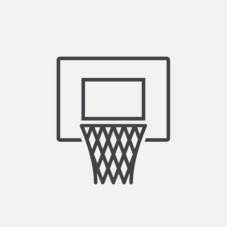 Basketball hoop iconのイラスト素材