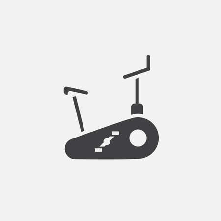Stationary bike iconのイラスト素材