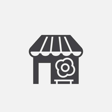 Flower shop iconのイラスト素材