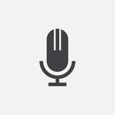 Microphone iconのイラスト素材