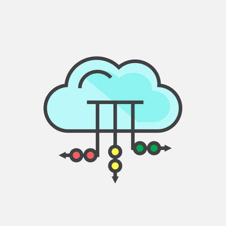 Cloud iconのイラスト素材