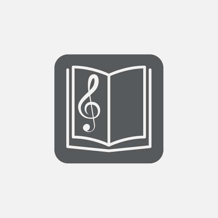 Music book iconのイラスト素材