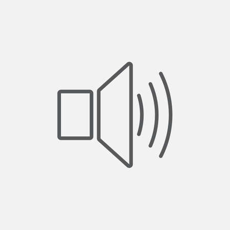 sound speaker iconのイラスト素材
