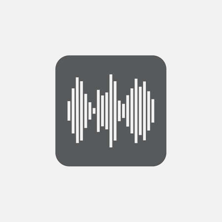 Sound wave iconのイラスト素材