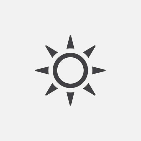 sun iconのイラスト素材