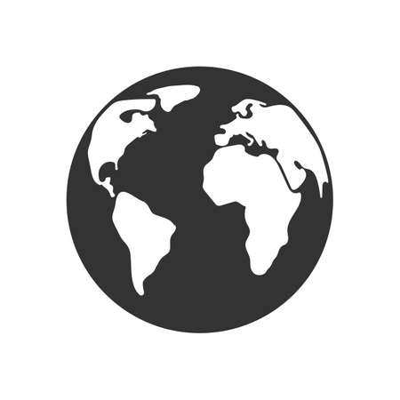 earth iconのイラスト素材