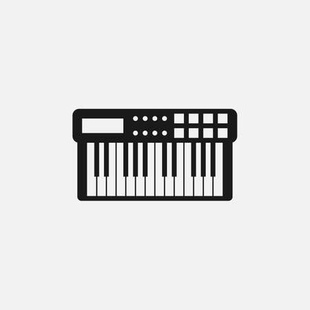 Midi keyboard iconのイラスト素材