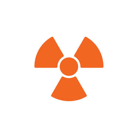 Radiation Symbol icon vector, filled flat sign, solid colorful pictogram isolated on white. Logo illustration. Pixel perfectのイラスト素材