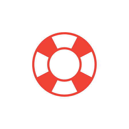 Lifebelt icon vector, filled flat sign, solid colorful pictogram isolated on white. Symbol, logo...