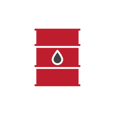 Oil barrel icon vector, filled flat sign, solid colorful pictogram isolated on white. Symbol, logo illustration. Pixel perfectのイラスト素材