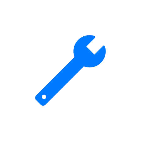 Wrench, spanner icon vector, filled flat sign, solid colorful pictogram isolated on white. Symbol, logo illustrationのイラスト素材