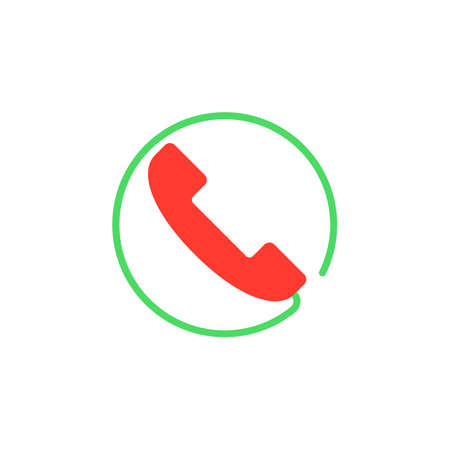 Call us symbol. Phone icon vector, solid sign, colorful pictogram isolated on white. logo illustrationのイラスト素材