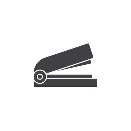 Stapler icon vector, solid logo illustration, pictogram isolated on whiteのイラスト素材