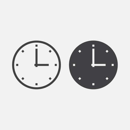 Clock iconのイラスト素材